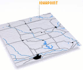 3d view of Iowa Point