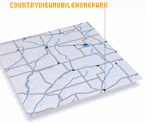 3d view of Country View Mobile Home Park