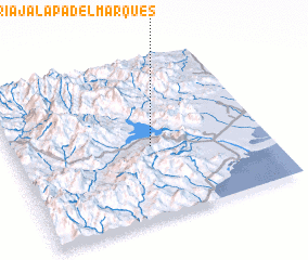 3d view of Santa María Jalapa del Marqués