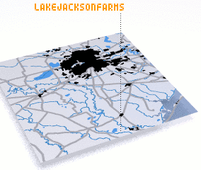 3d view of Lake Jackson Farms