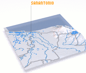 3d view of San Antonio