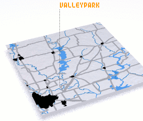 3d view of Valley Park