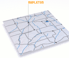 3d view of Mapleton