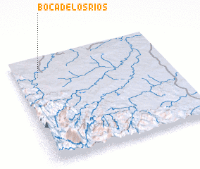 3d view of Boca de los Ríos