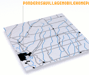 3d view of Ponderosa Village Mobile Home Park