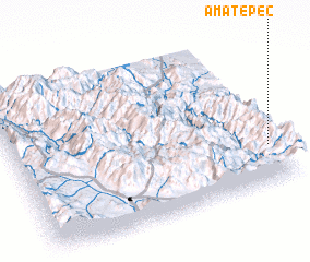 3d view of Amatepec