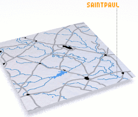 3d view of Saint Paul