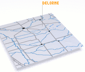 3d view of Delorme