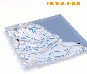 3d view of Palmas de Arriba