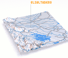 3d view of El Saltadero