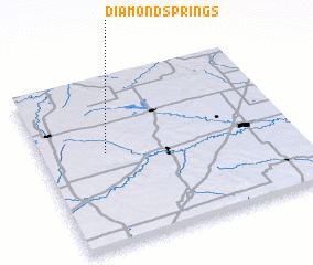 3d view of Diamond Springs