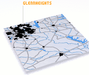 3d view of Glenn Heights