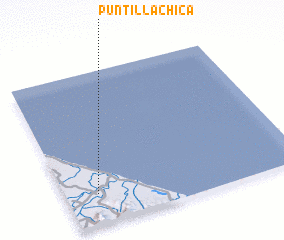 3d view of Puntilla Chica