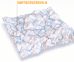 3d view of Santa Cruz Nexila