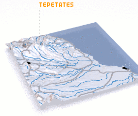 3d view of Tepetates