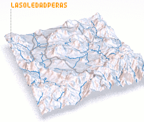 3d view of La Soledad Peras