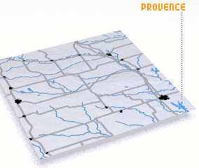 3d view of Provence