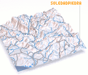 3d view of Soledad Piedra