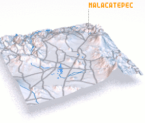 3d view of Malacatepec