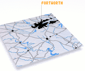 3d view of Fort Worth