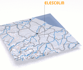 3d view of El Escolín