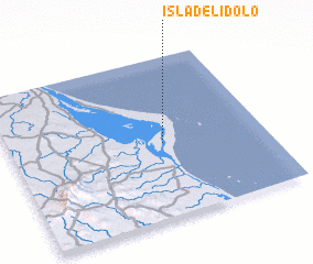 3d view of Isla del Ídolo