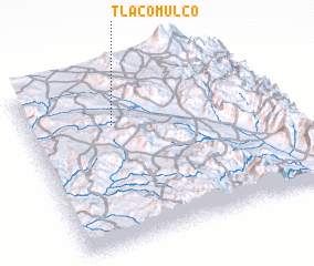 3d view of Tlacomulco
