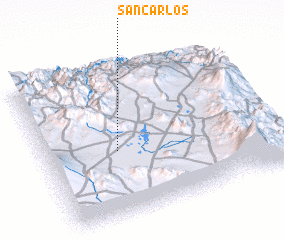 3d view of San Carlos