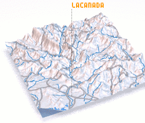 3d view of La Cañada