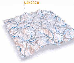 3d view of La Horca