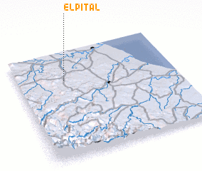 3d view of El Pital