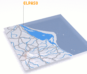 3d view of El Paso