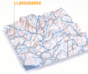 3d view of Llano Grande