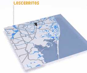 3d view of Los Cerritos