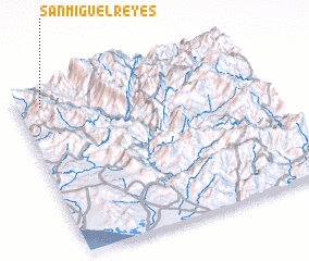 3d view of San Miguel Reyes