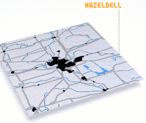 3d view of Hazel Dell