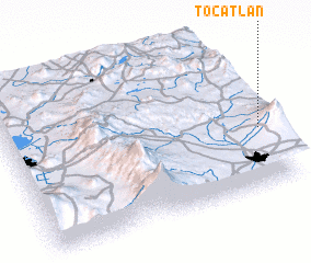 3d view of Tocatlán