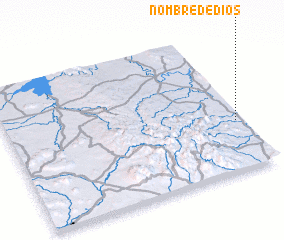 3d view of Nombre de Dios