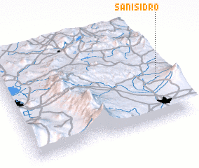 3d view of San Isidro