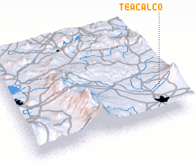 3d view of Teacalco