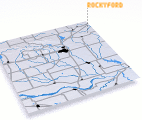 3d view of Rocky Ford