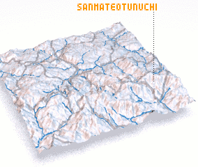 3d view of San Mateo Tunuchi