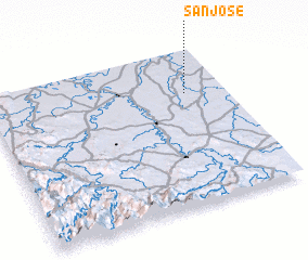 3d view of San José