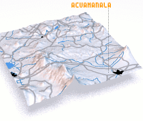 3d view of Acuamanalá