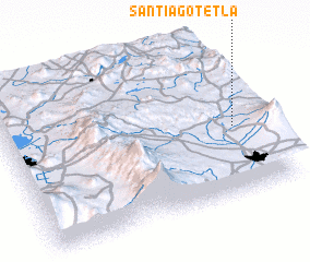 3d view of Santiago Tetla