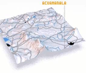 3d view of Acuamanala