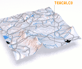 3d view of Teacalco