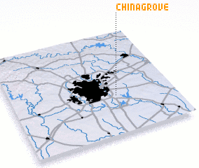 3d view of China Grove