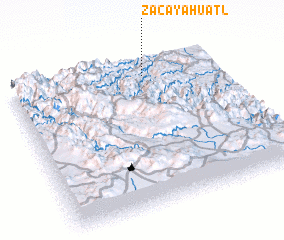 3d view of Zacayahuatl