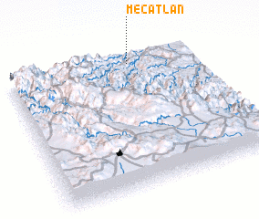 3d view of Mecatlán